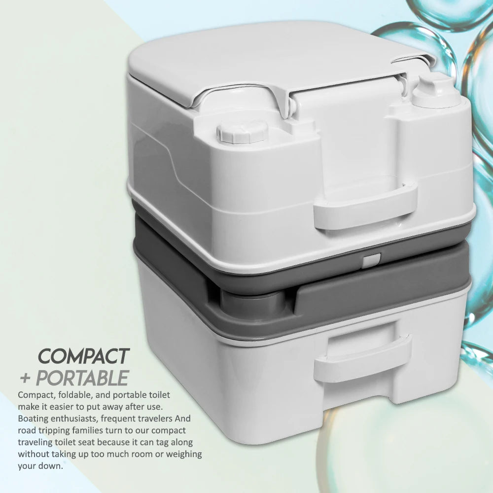Portable  5.8 Gallon Indoor Outdoor Toilet