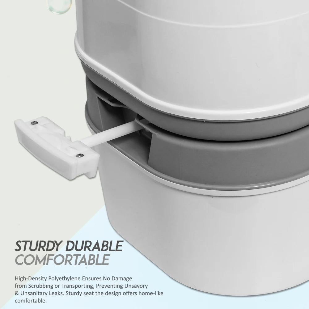 Portable  5.8 Gallon Indoor Outdoor Toilet