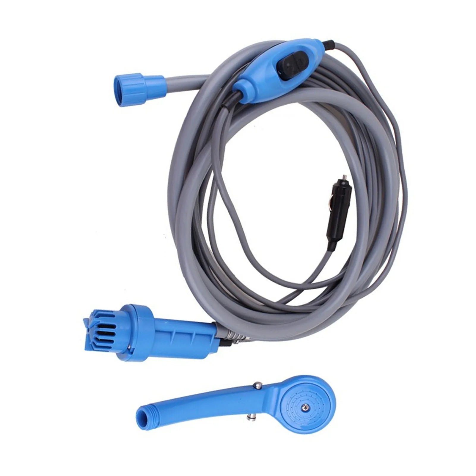 NEW Blue Electric Outdoor Shower Kit Portable Camping Shower Adjustable Water  Leakproof 2.5 L/min Outdoor Showerhead Sprayer