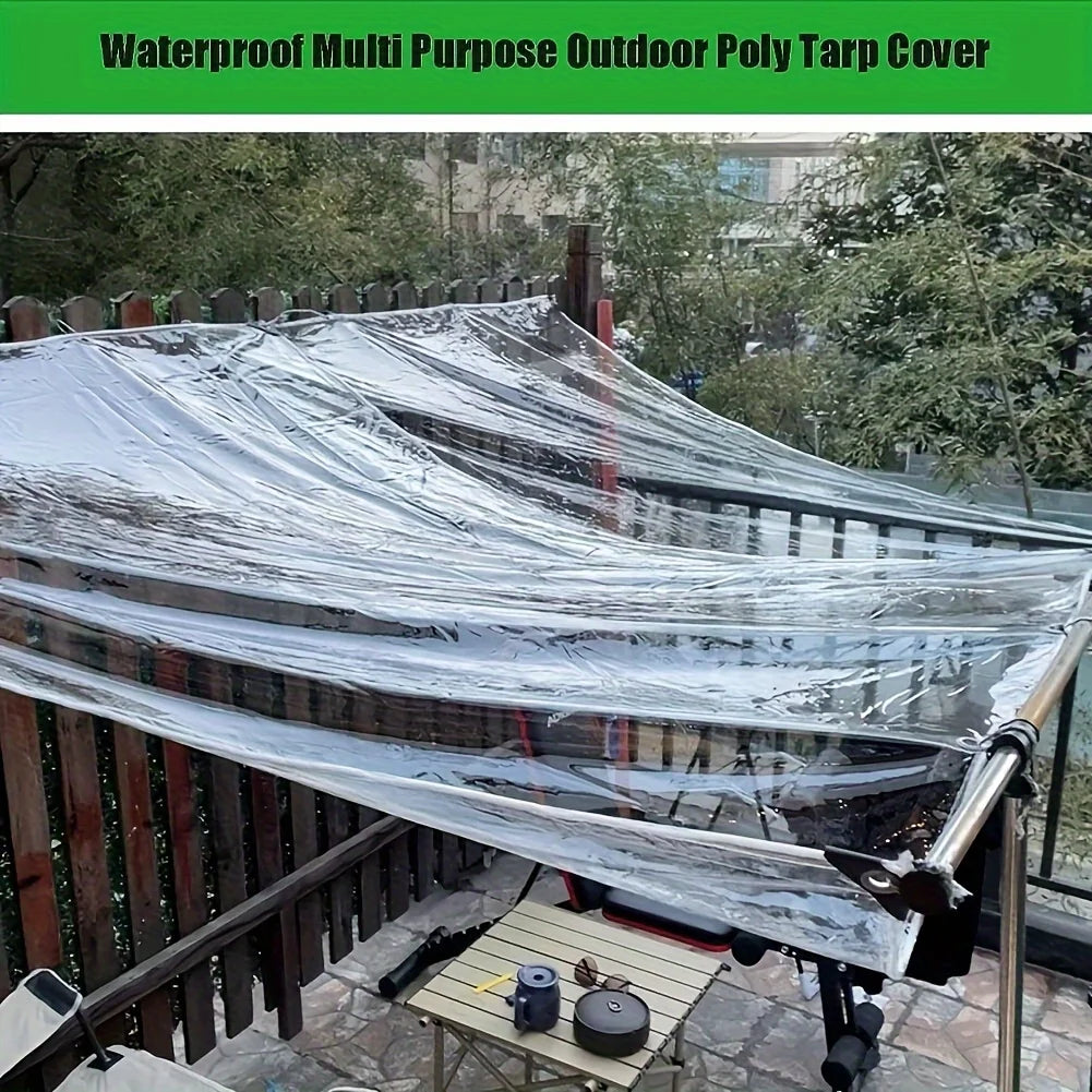 Transparent Waterproof Tarp with a Sealing Ring