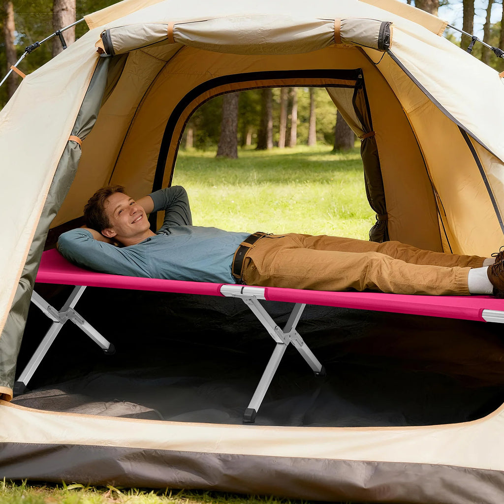 Folding Camping Cot with Carrying Bag