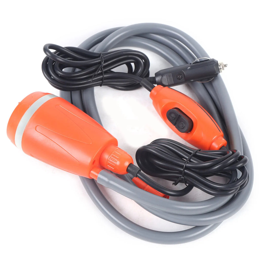 Portable Outdoor Camping Rechargeable Shower Head Water Pump Shower Head 5l/min