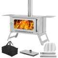 Hot Tent Stove, Wood Burning Portable Stainless