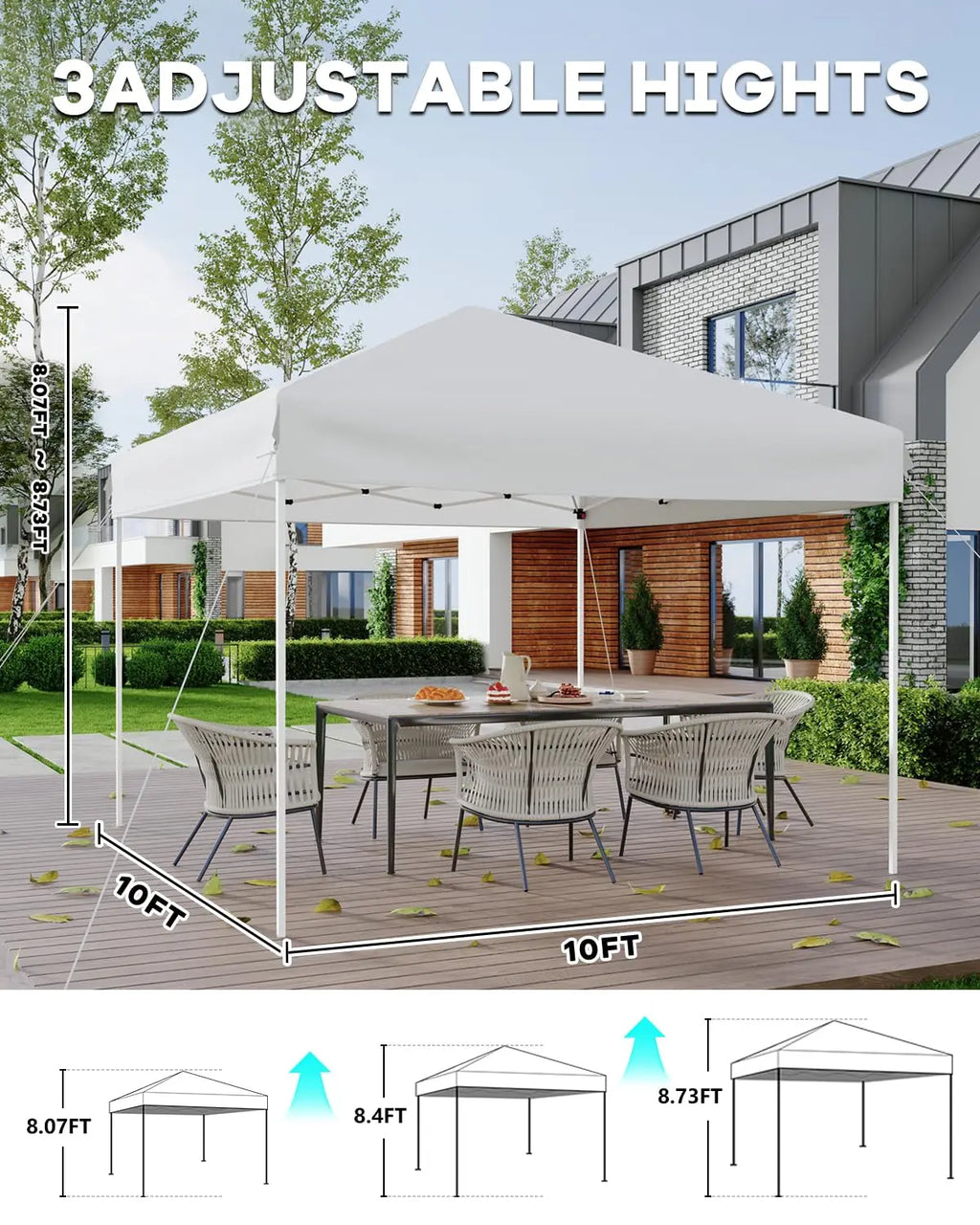 10x10ft Pop Up Canopy Tent