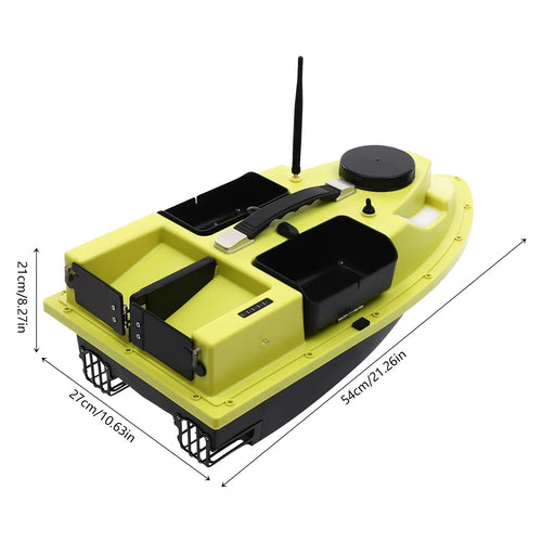 500m/1640.42ft Long-Distance Control 5200mAh RC Bait Boat, Surf Fishing Bait Boat 4.4LBS Loading Capacity，for Lake/Ocean Angling