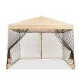 Easy Pop-Up Outdoor Screen Tent with Netting Side Walls