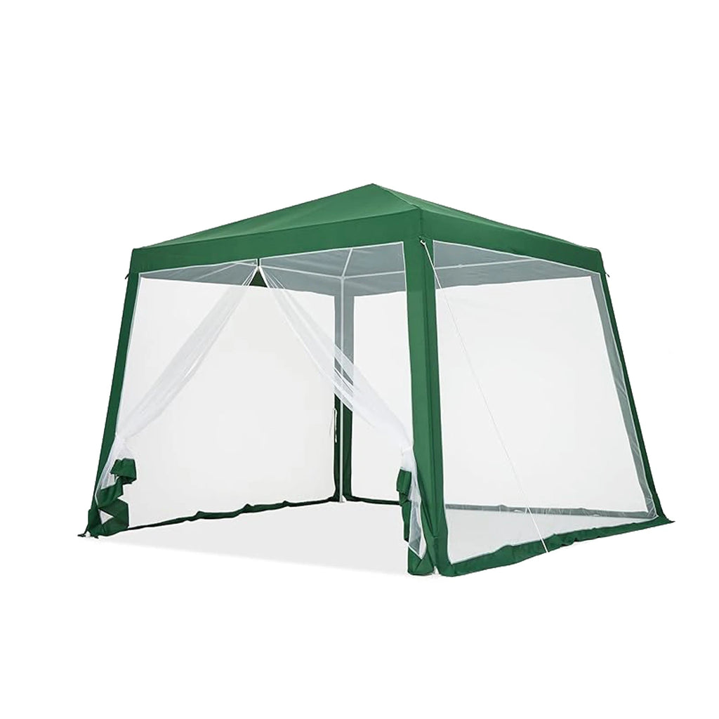 Easy Pop-Up Outdoor Screen Tent with Netting Side Walls