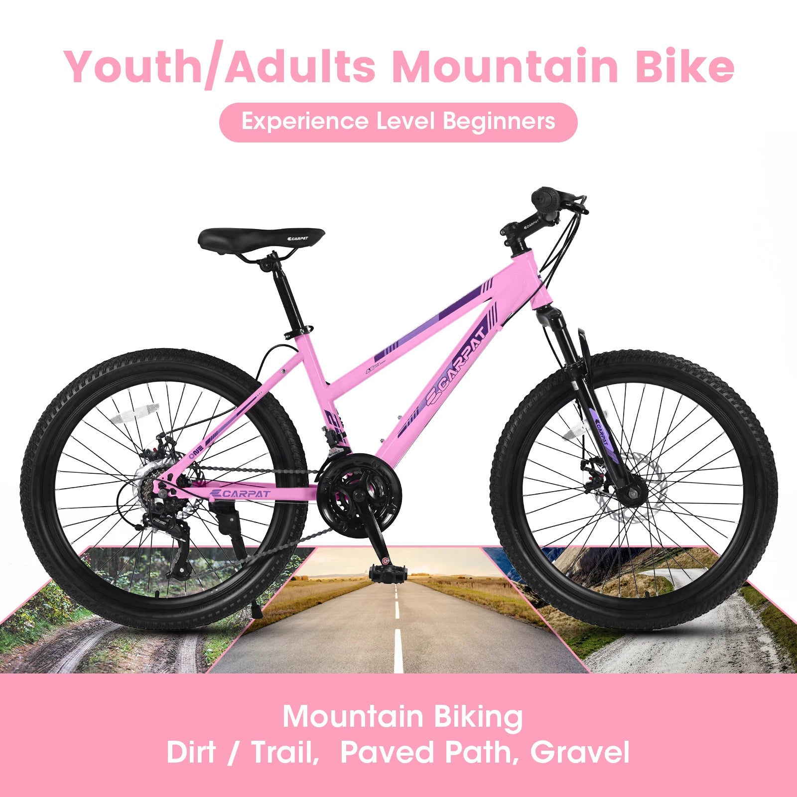 Mountain Bike  26 Inch Wheels, 21-Speed