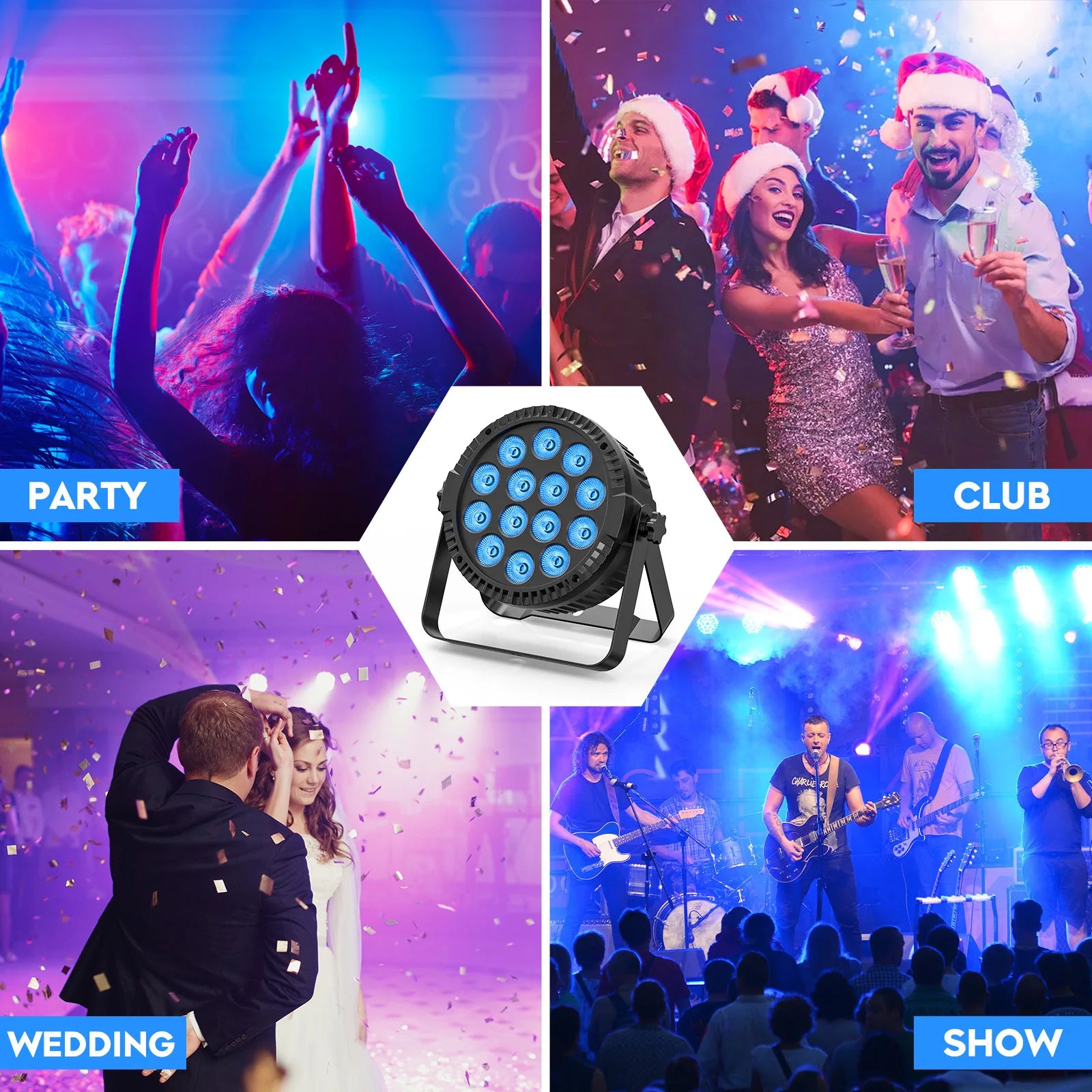 4PCS 80W  LED Stage Effect Light