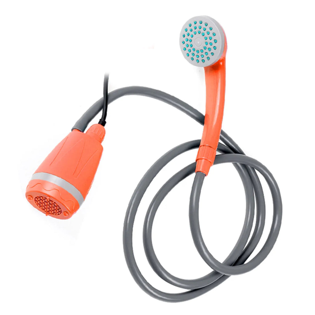 Portable Outdoor Camping Rechargeable Shower Head Water Pump Shower Head 5l/min