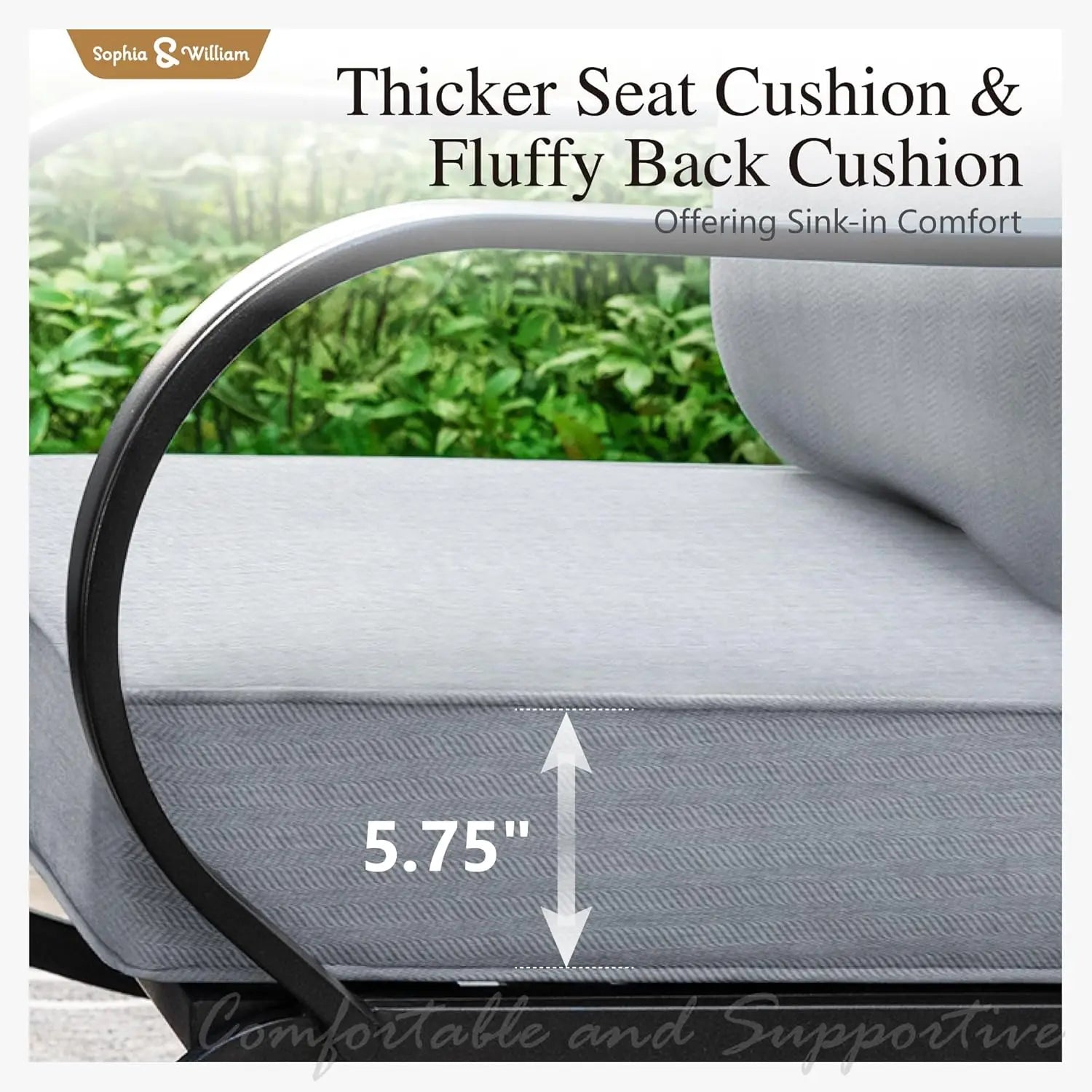 45" Gas Fire Pit Table With 2 X Swivel Chairs, Cushioned Sofa
