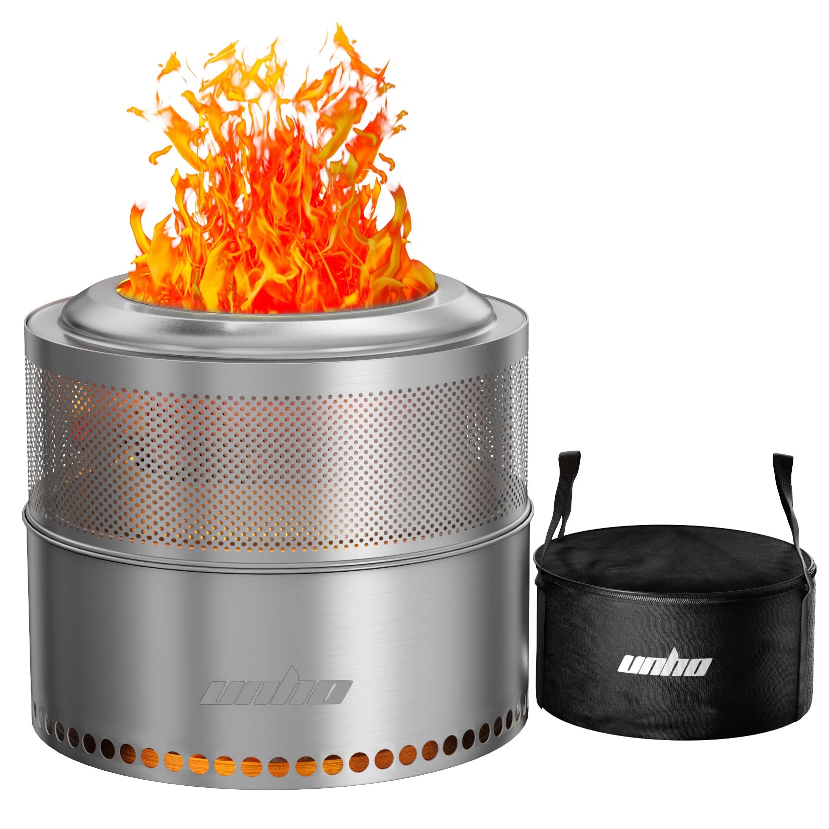 Wood Burning Stainless Steel  Fire Pit