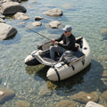 Inflatable Fishing Boat,Portable Oxford Cloth Fishing Boat,136*105*54cm Outdoor Fishing Boat,130kg Weight Capacity,for Fishing