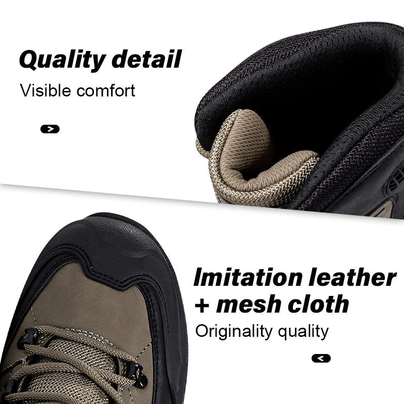 Mountain climbing, motorcycle boots