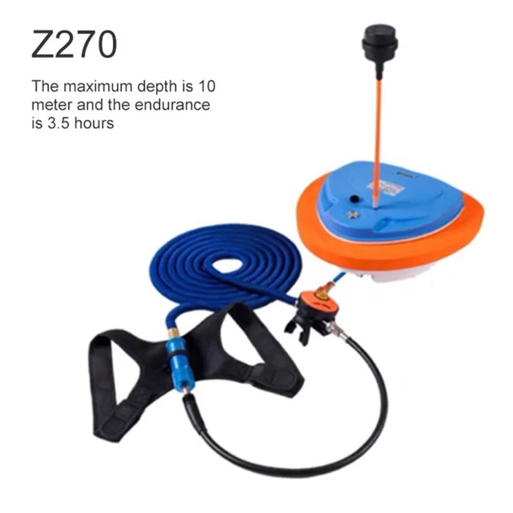 TUXING Diving Scuba Snorkel Equipment Diving Mobile Ventilator Tankless Waterproof Portable Rechargeable Underwater 10M 3.5-5H