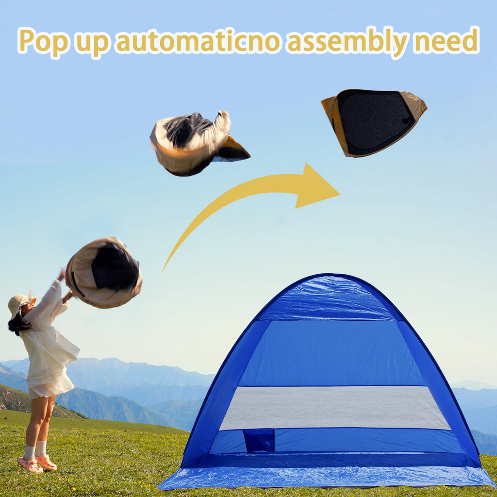 Pop-up beach tent