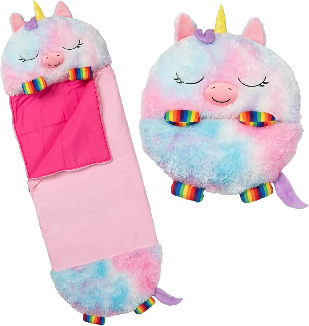 Rainbow Unicorn Plush Pillow & Sleeping Bag