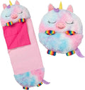 Rainbow Unicorn Plush Pillow & Sleeping Bag