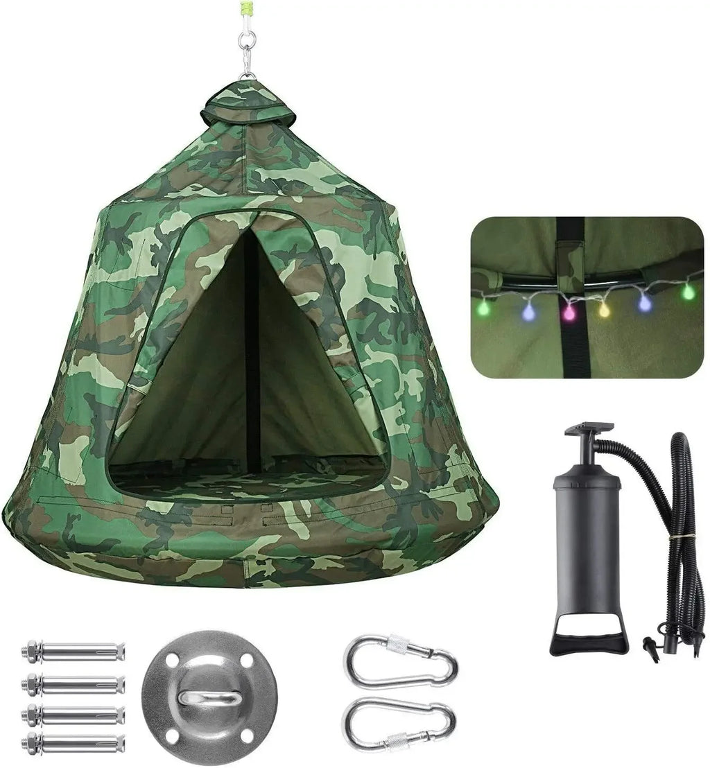 Hanging  Waterproof Tree Pod w/ Light String