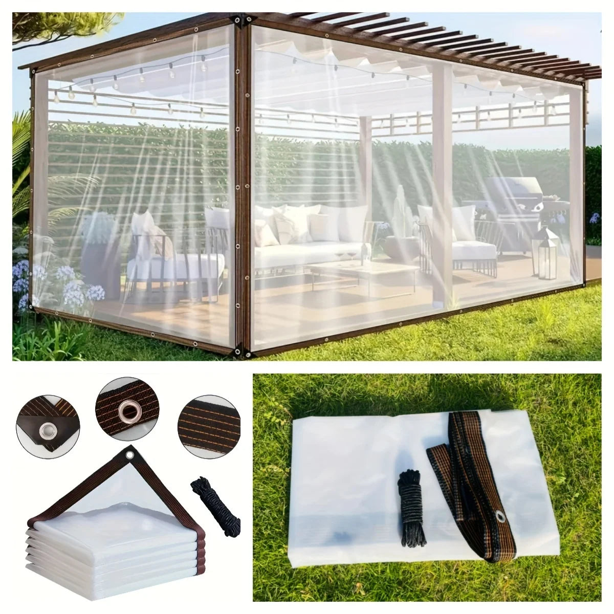 Transparent Waterproof Tarp with a Sealing Ring – TheOutdoor Collective