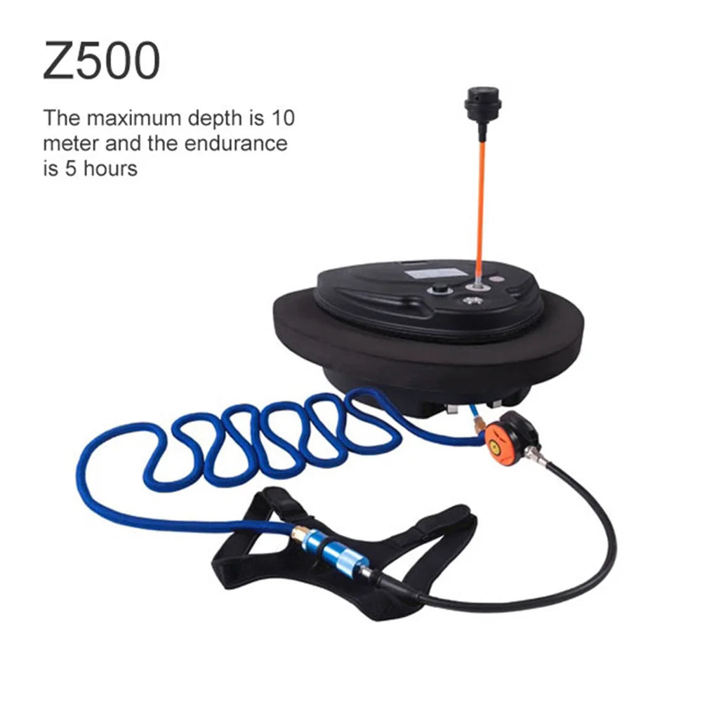 TUXING Diving Scuba Snorkel Equipment Diving Mobile Ventilator Tankless Waterproof Portable Rechargeable Underwater 10M 3.5-5H