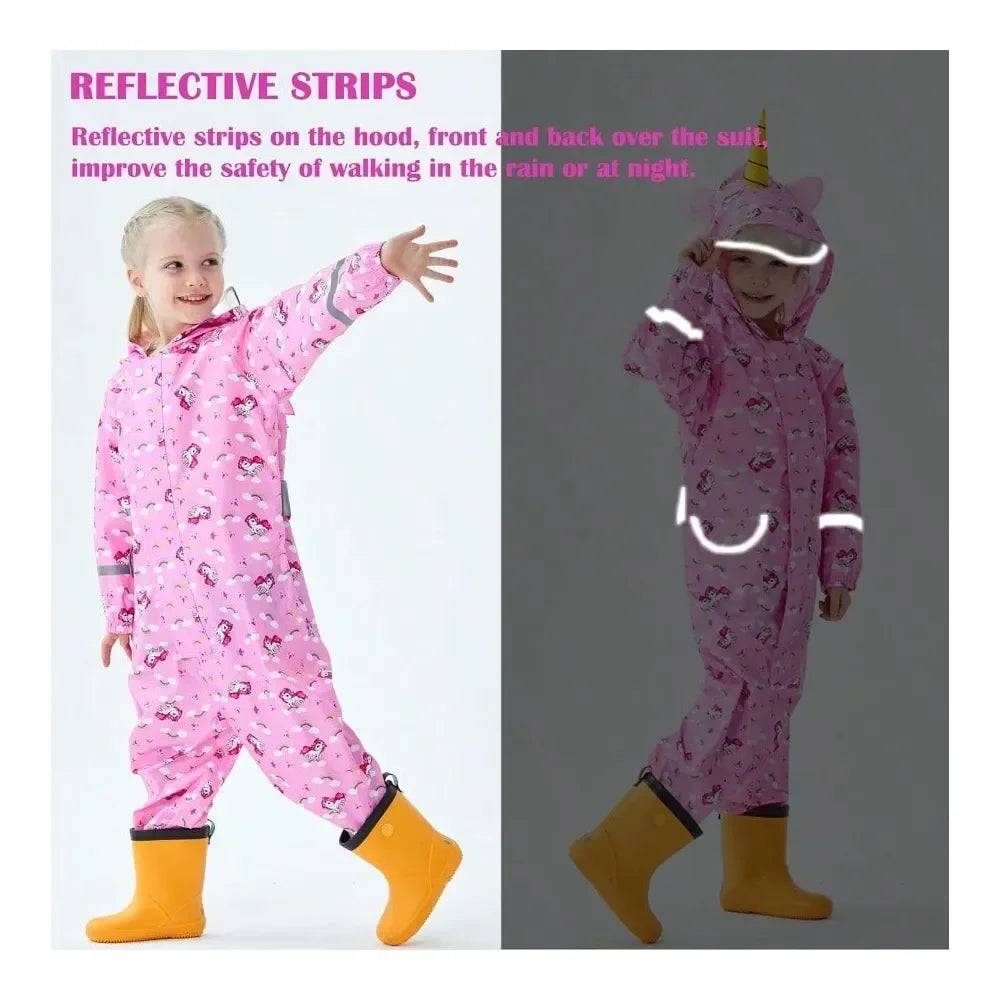 Toddler Rain Suit For Boys Girls