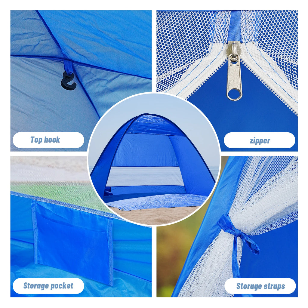 Pop-up beach tent