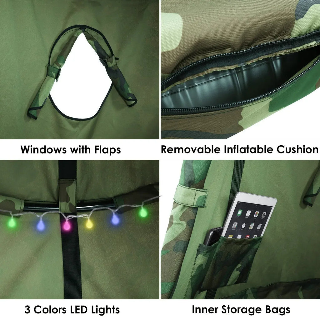 Hanging  Waterproof Tree Pod w/ Light String