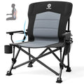 Oversized Folding Camping Chair  with Adjustable Lumbar Support