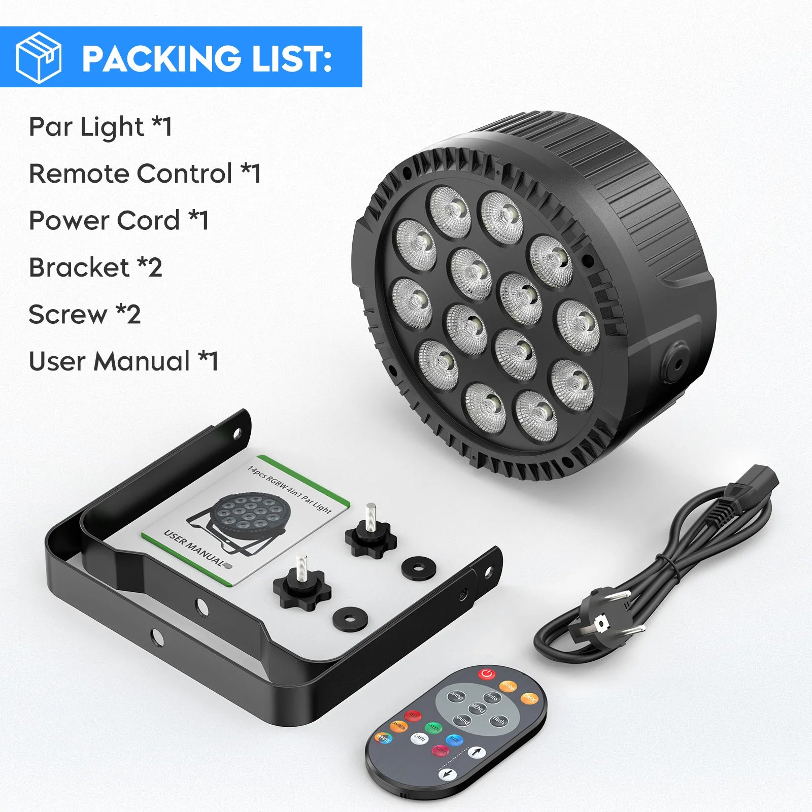4PCS 80W  LED Stage Effect Light