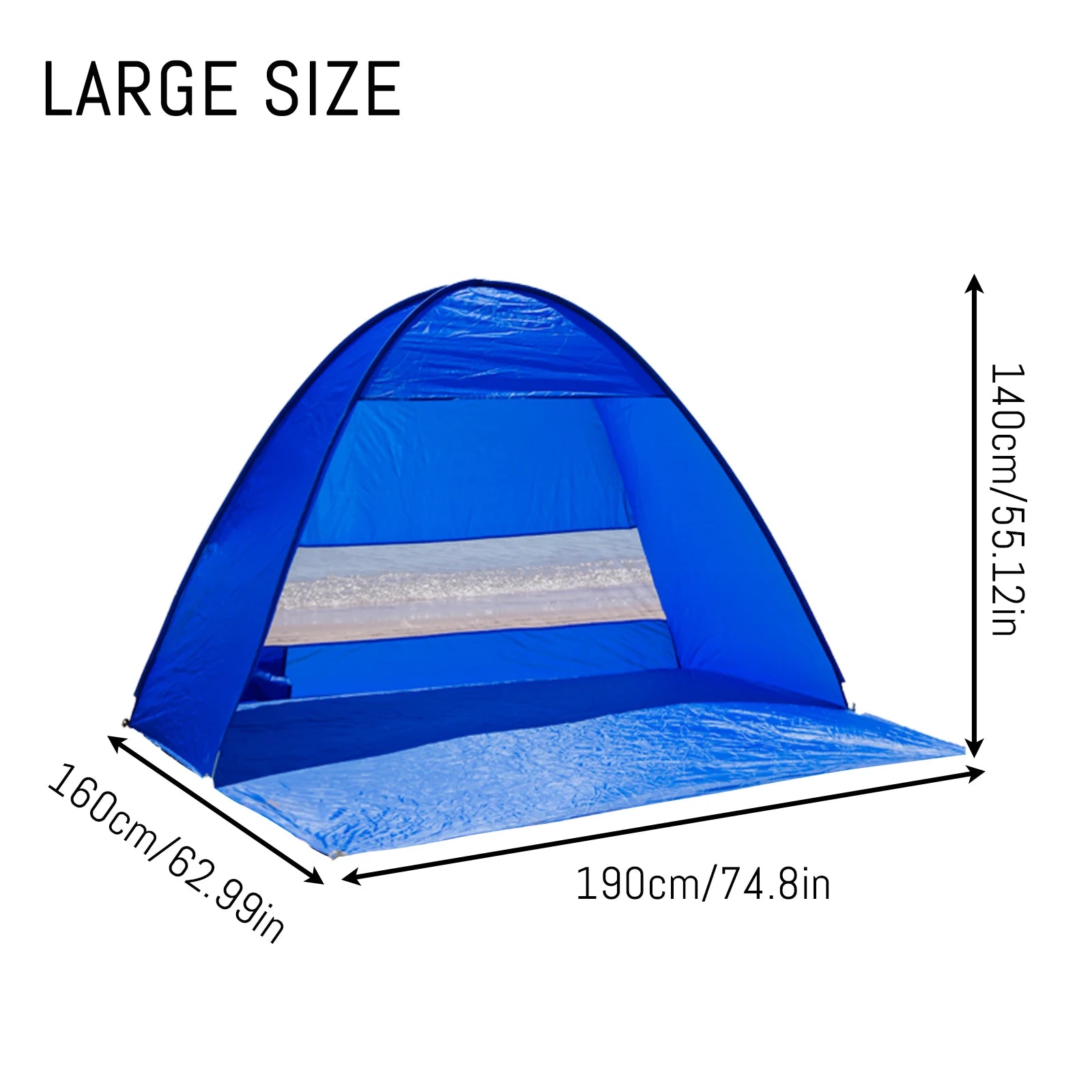 Pop-up beach tent