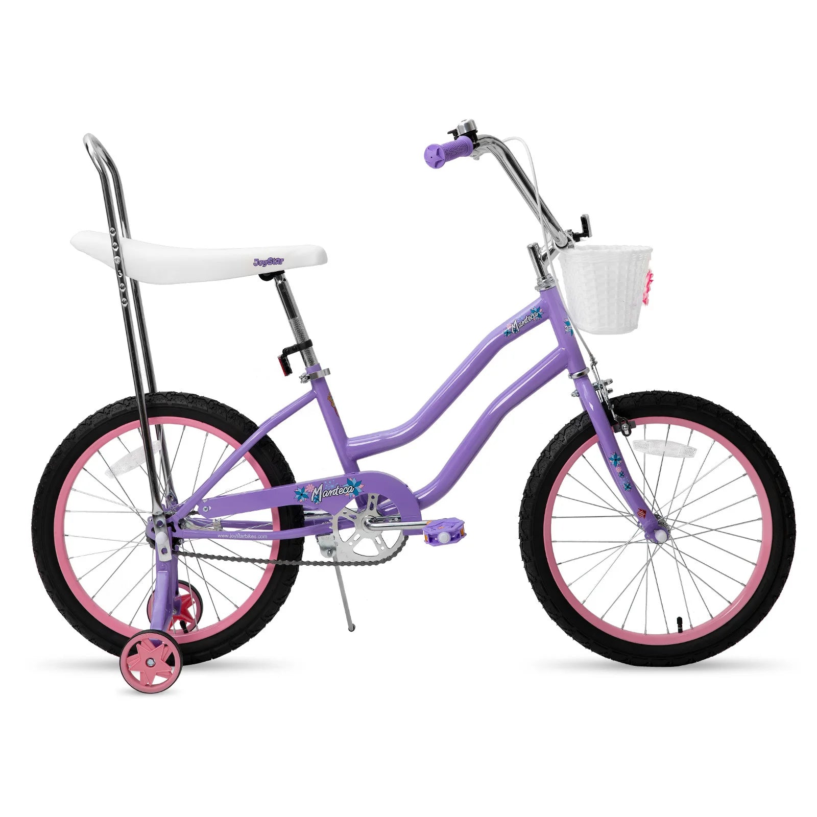 20 Inch Girls Bike with Training Wheels
