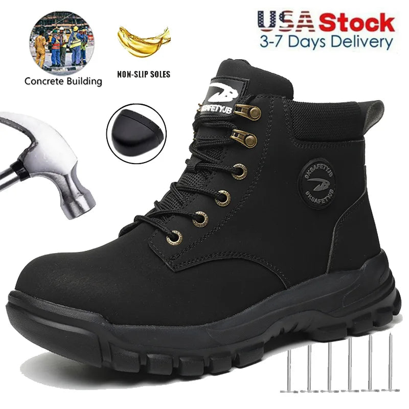 Steel Toe Safety Boots