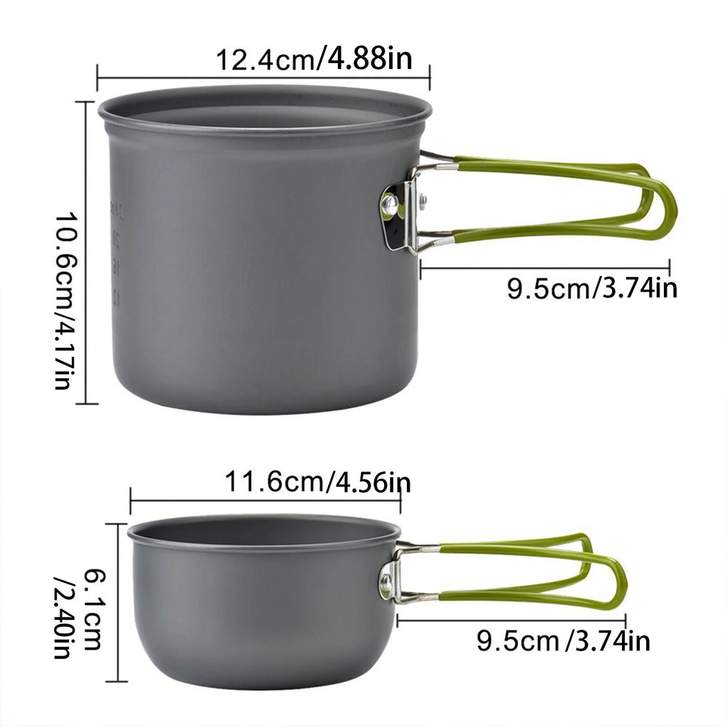 Camping Cookware Set with Utensils