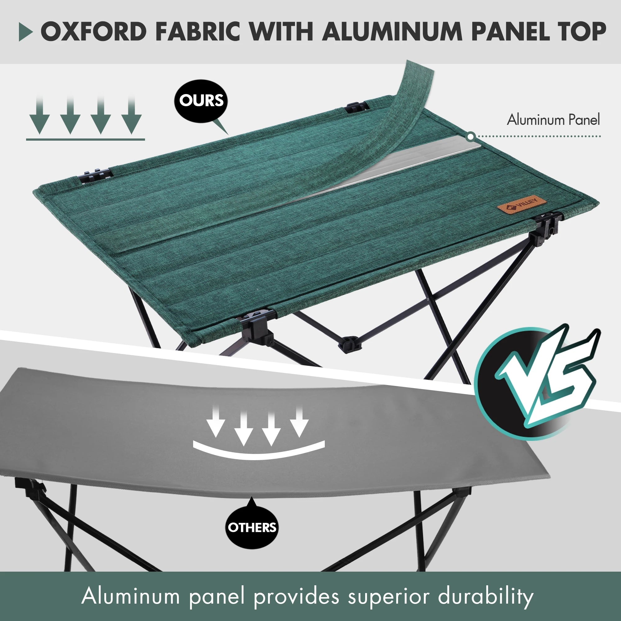 Folding Camping Table with Carry Bag